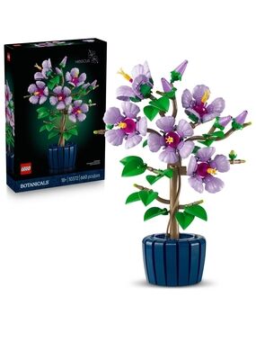 LEGO Botanicals Hibiscus Flower Plant - Purple